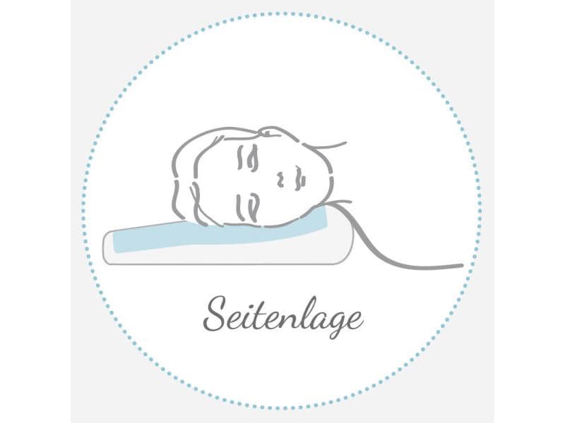 Theraline Schlafkissen PEARLfusion weiss Kombinationskissen mit Mikroperlen und Schaumstoff