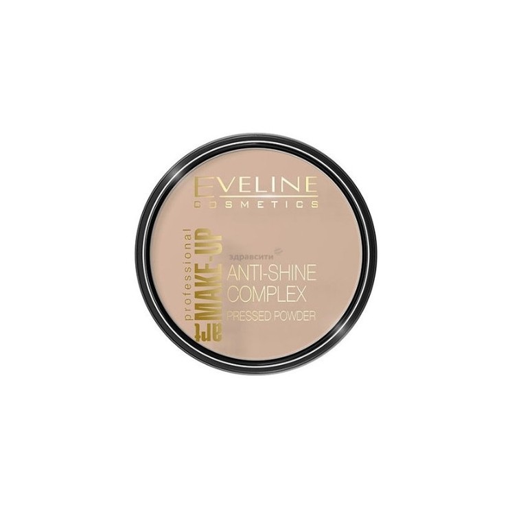 Eveline Art Mattifying Make-up Mineralpuder mit Seide /35/ Golden Beige 14 g