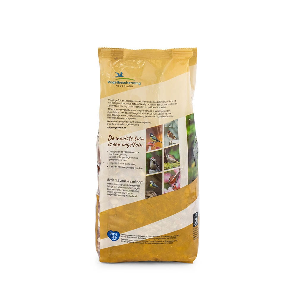 Vogelbescherming Premium - Pinda's - Tuinvogelvoer - 1.25 Liter - Pinda's