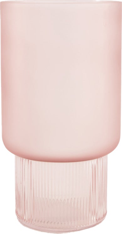 Dijk Natural Collections vaas Evi roze D 14 H 25,5 cm