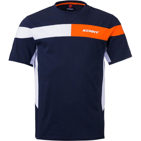 Kenny - T-shirt enfant Racing Kid Navy / Orange / Blanc