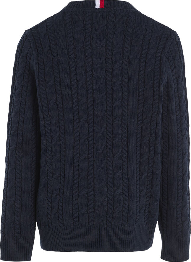 Tommy Hilfiger ESSENTIAL CABLE SWEATER Desert sky