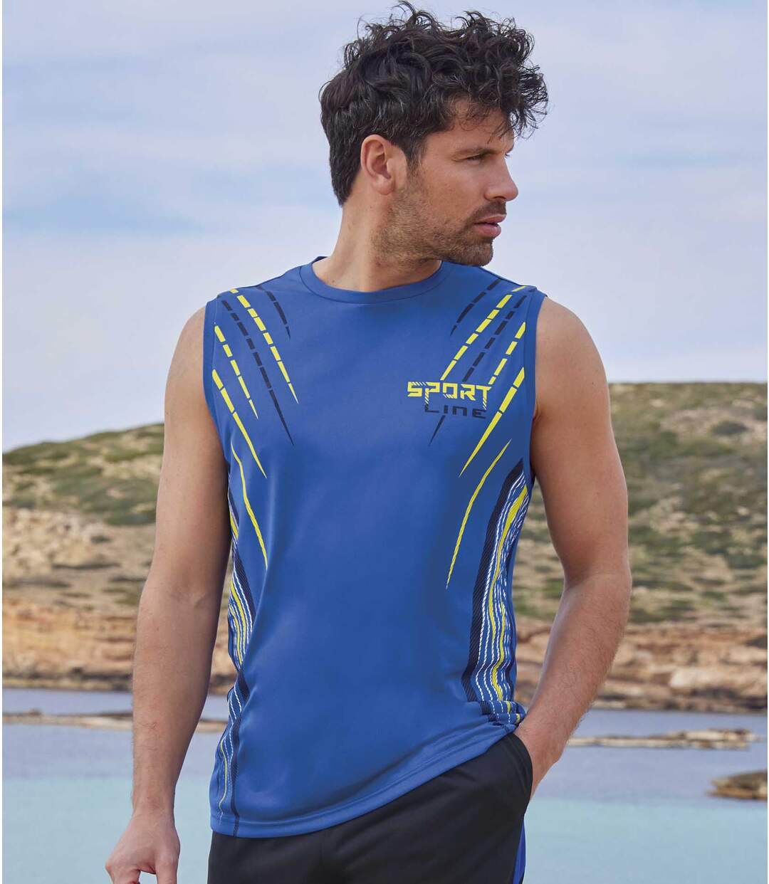 Lot de 3 Tee-Shirts Sans Manches Sport Line