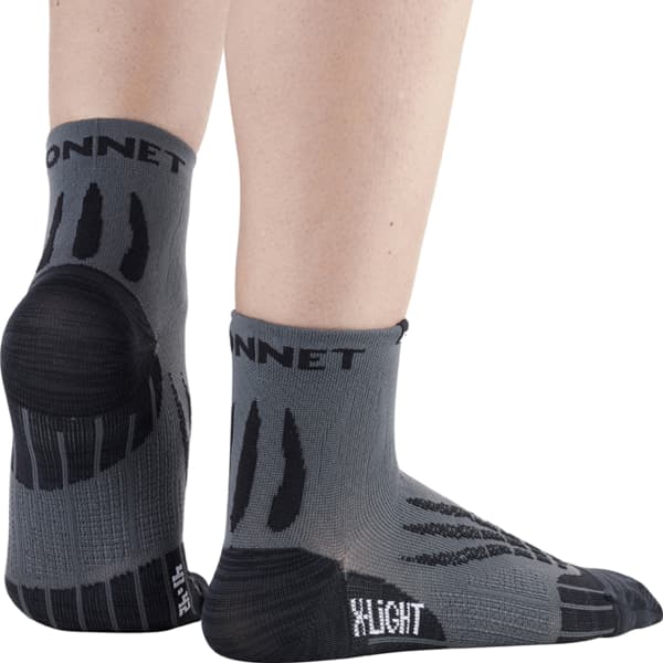 Chaussette running MONNET RUN X-LIGHT GRIS NOIR
