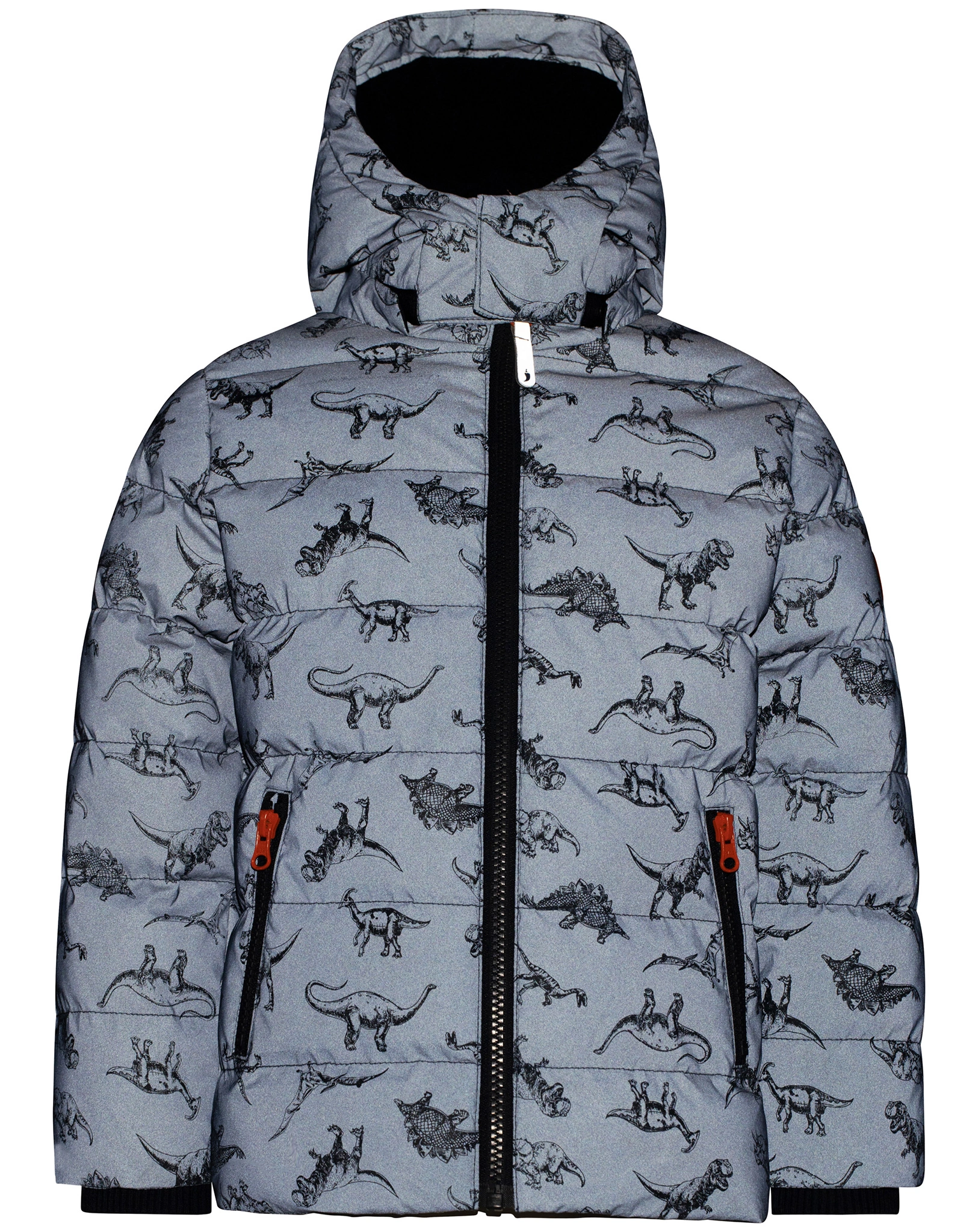 Steppjacke OUTDOOR - DINO AOP in night blue