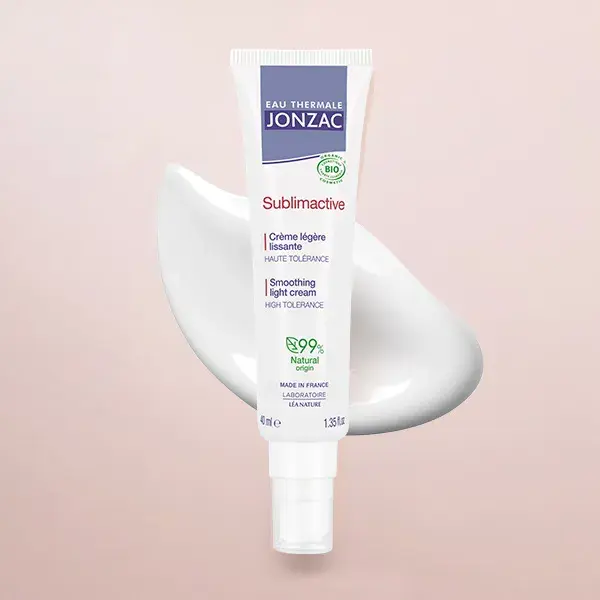 Eau thermale Jonzac Sublimactive Crème légère lissante bio 40mL