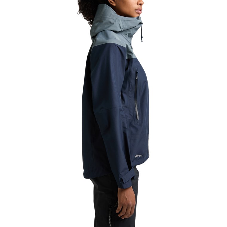 Haglöfs Roc Flash Gtx Jacket Women Tarn Blue/Steel Blue
