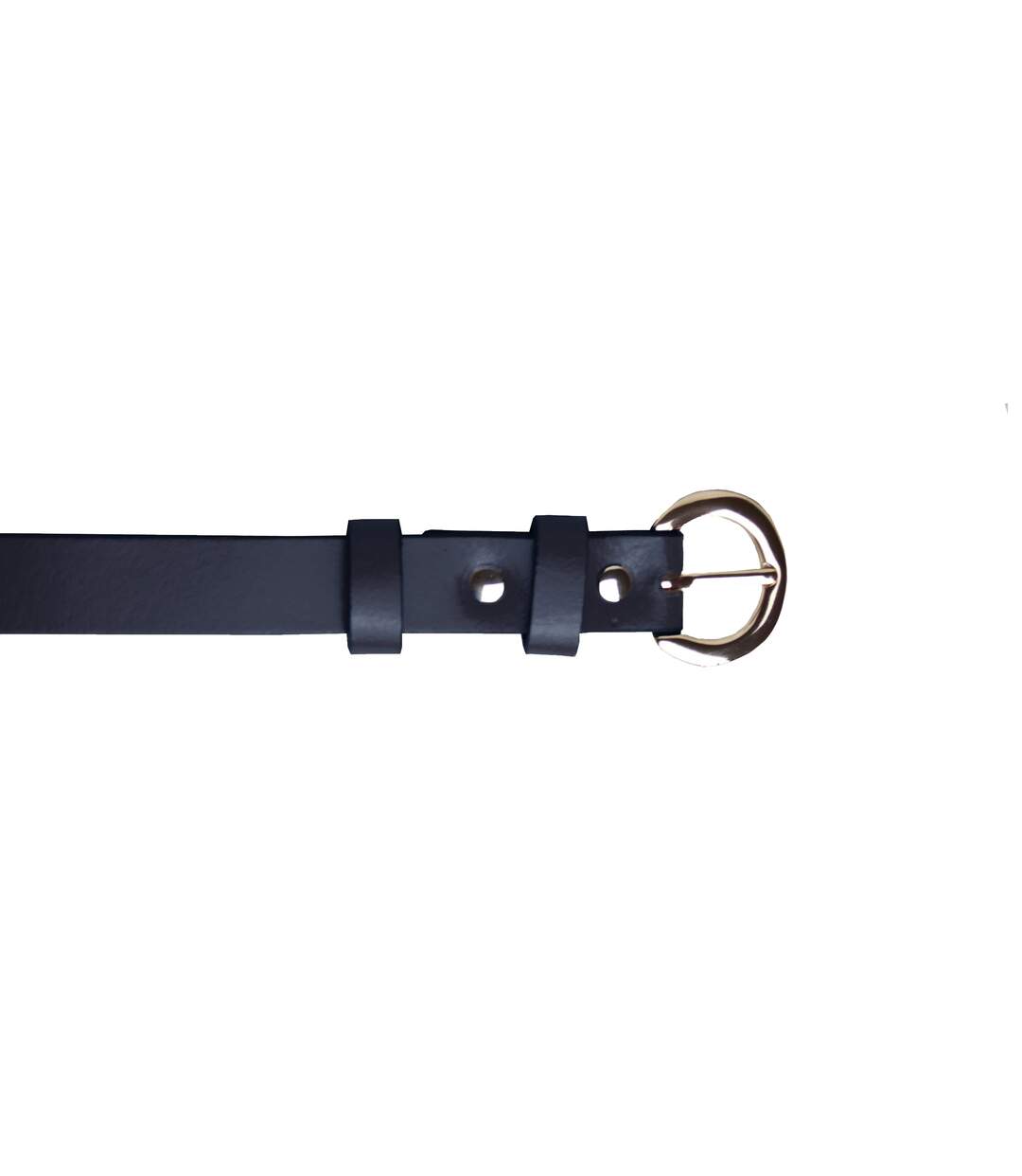 Eastern Counties Leather - Ceinture En Cuir Mince - Femme (Bleu marine) - UTEL244