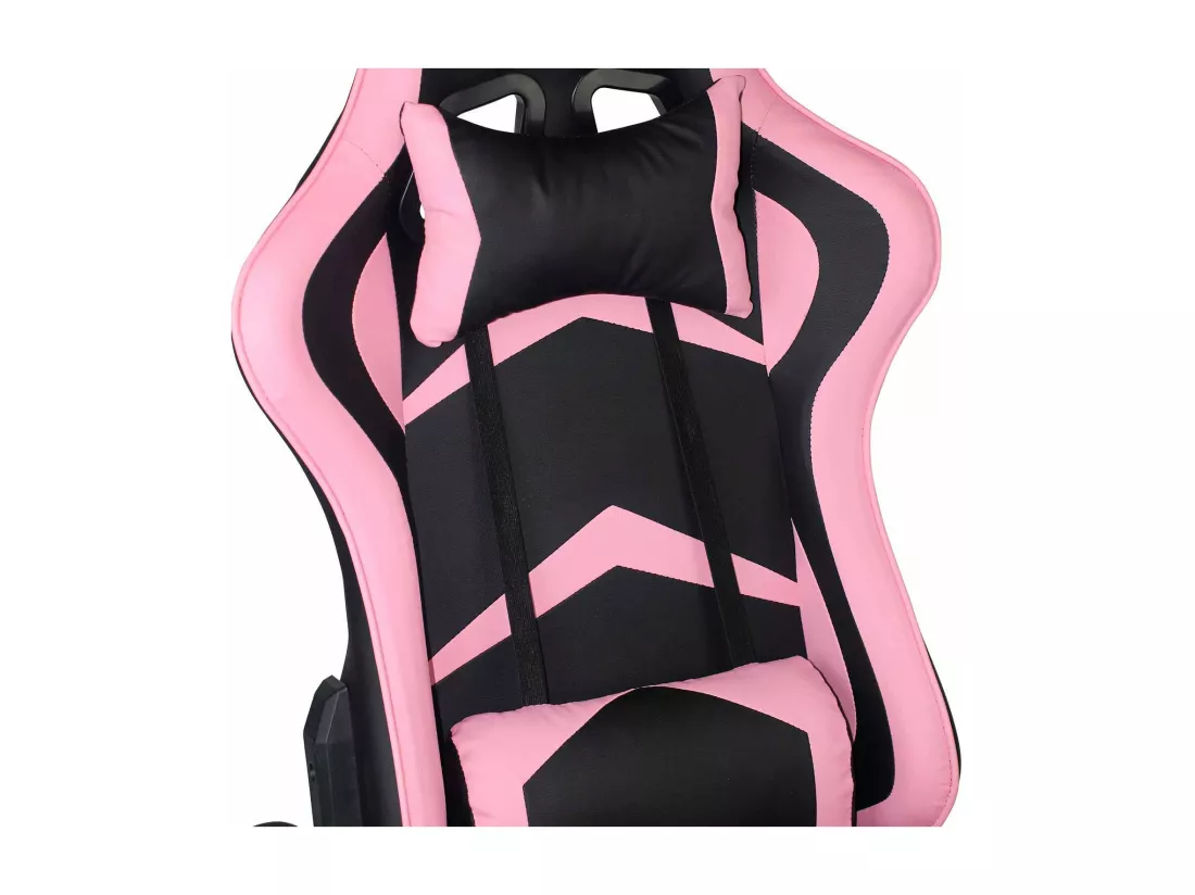 Chaise de jeu Titan 71x70,5x136cm noir/rose Thinia Home