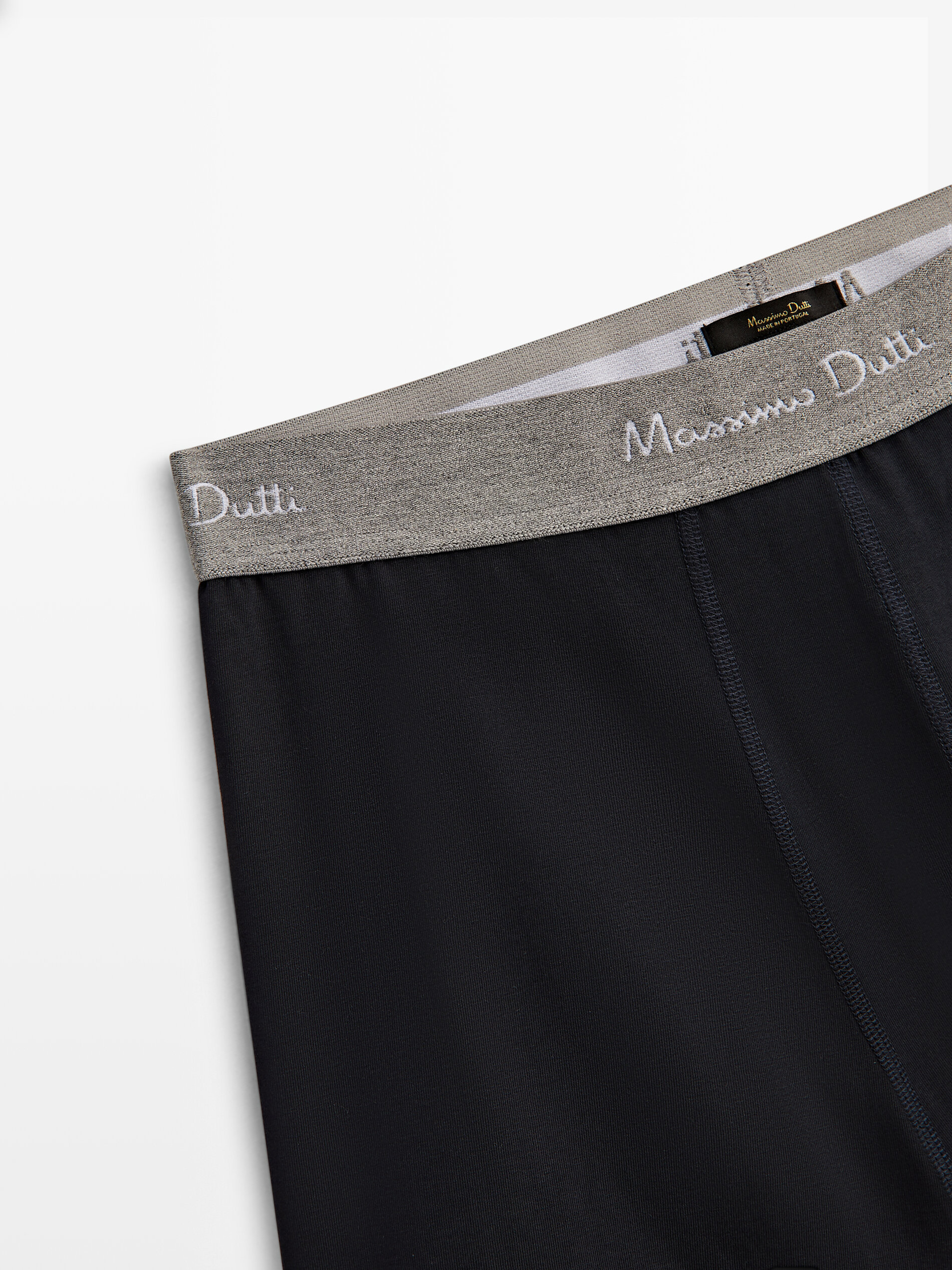 Cueca boxer cinza - AZUL ESCURO