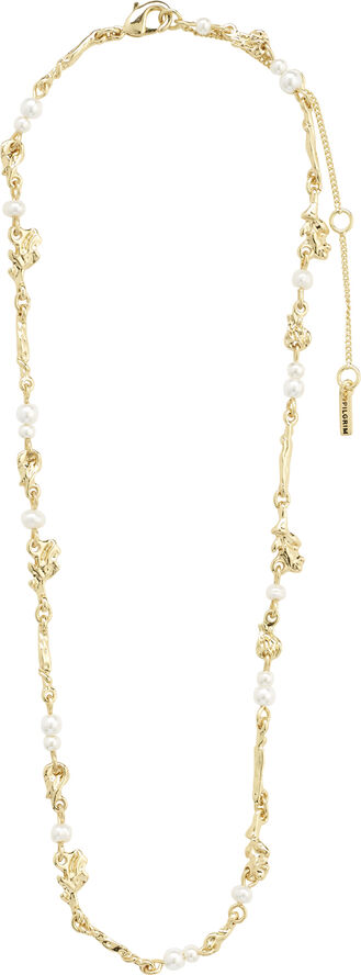 Pilgrim FOCUS recycled necklace gold-plated Guld