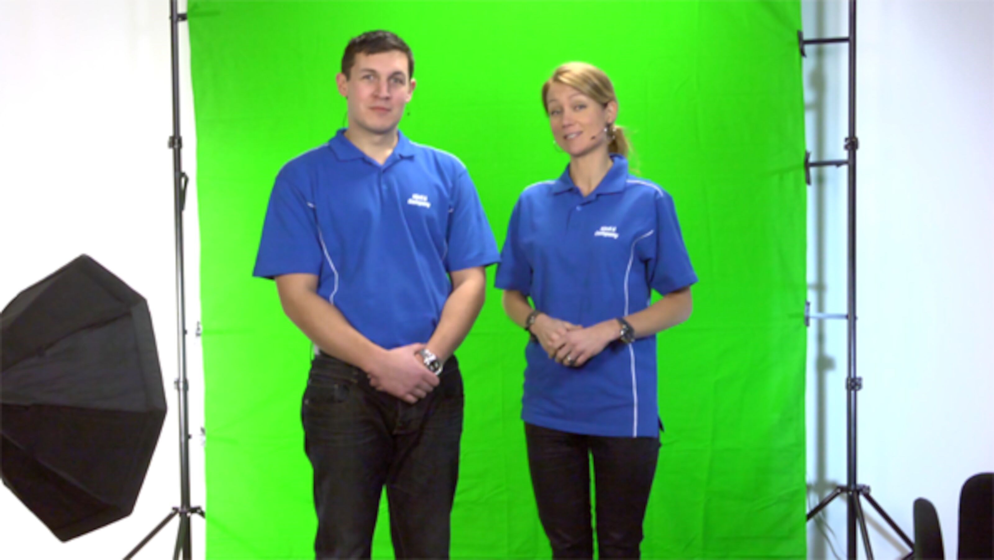 Greenscreen 2 x 3 m – med stativ