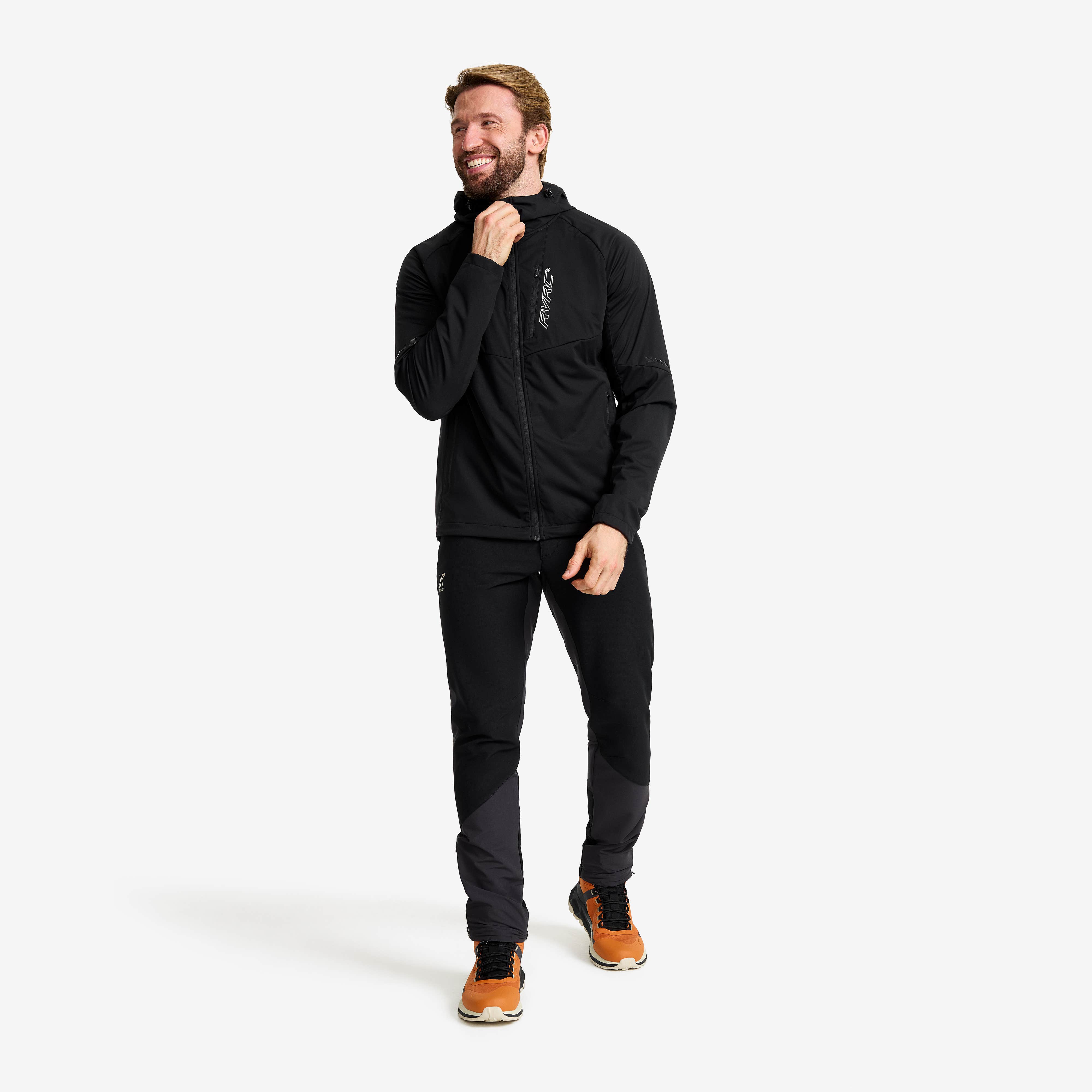 Pure Softshell Jacket Herre Black