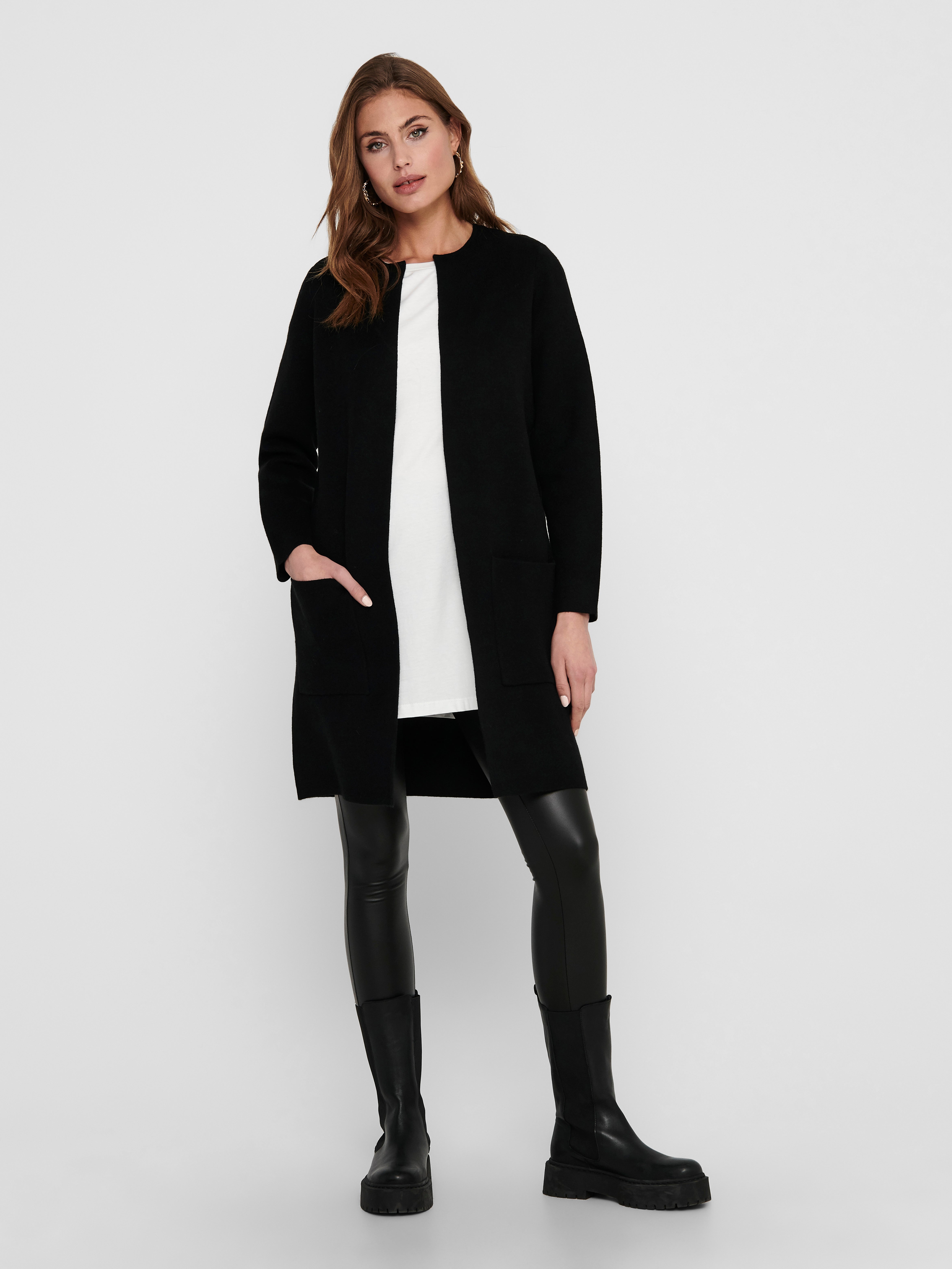 ONLRIVER Strickjacke Black