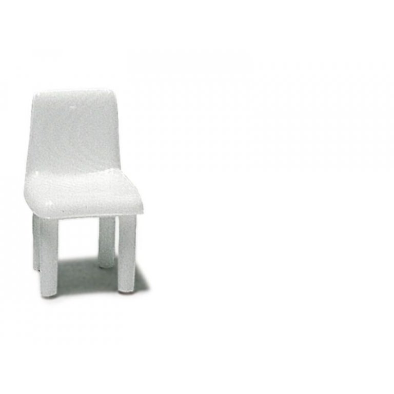Stühle weiß, 1:50
