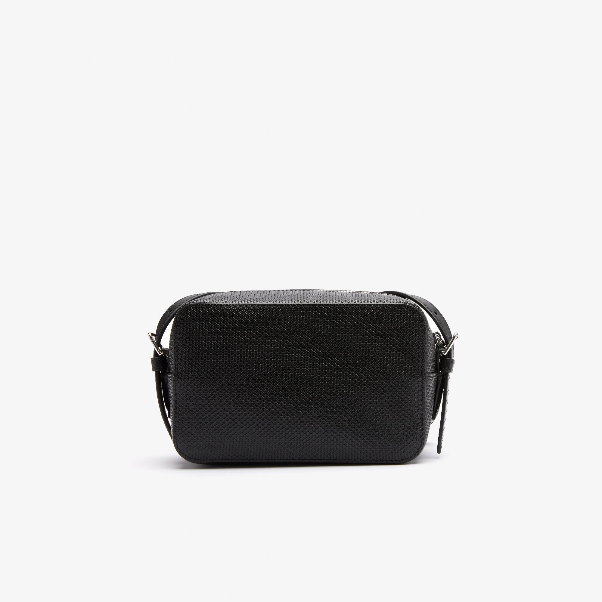 Unisex-Umhängetasche CHANTACO aus Piqué-Leder Crossbody Taschen - Schwarz - Lacoste - Unisex