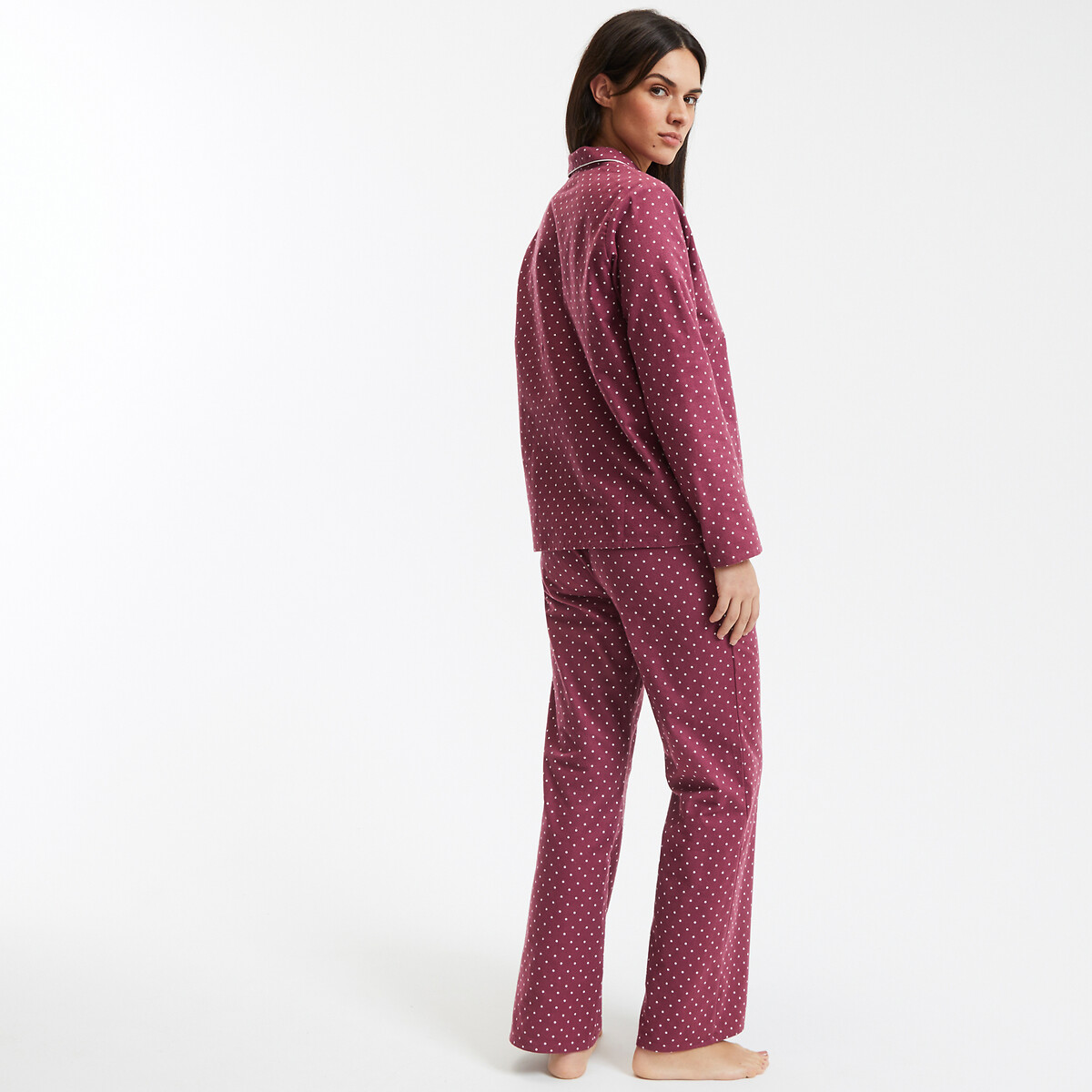 COLEÇÕES LA REDOUTE<br>Pijamas com bolinhas no pilou