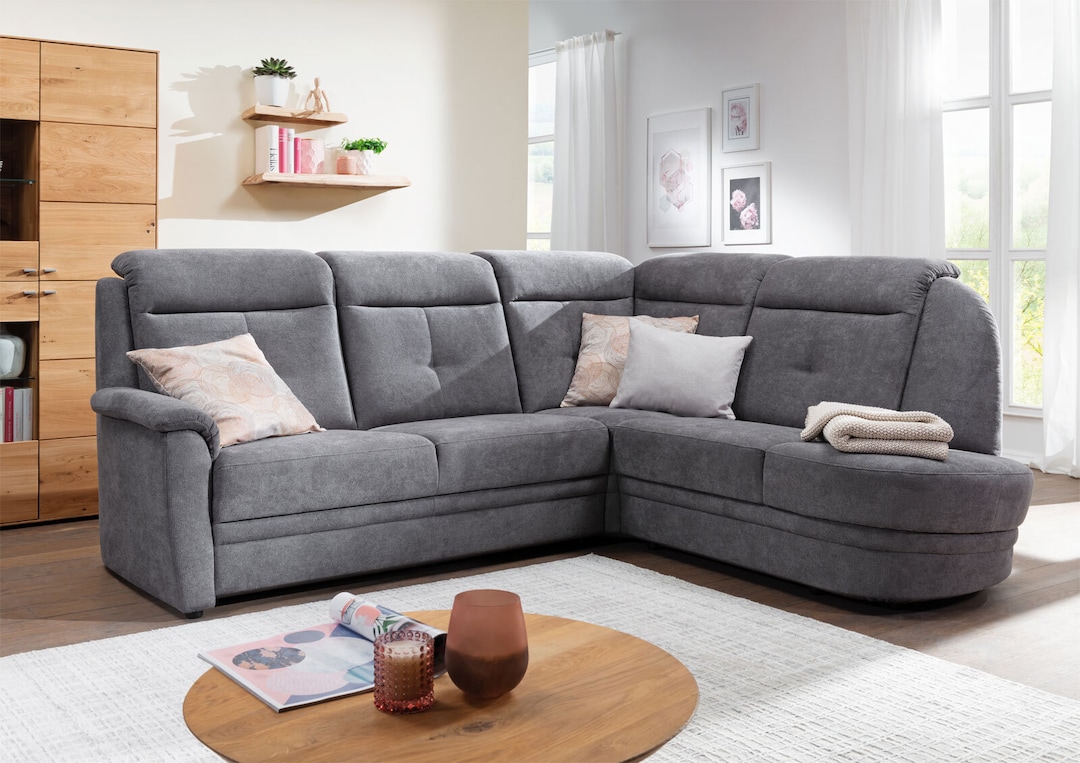 Garnitur Hamburg, Taupe, 250 x 215 cm
