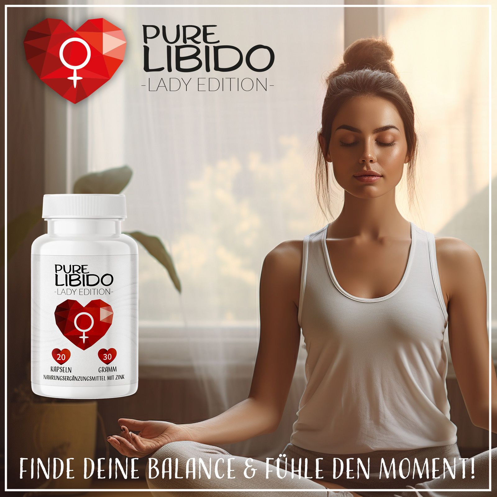Pure Libido Kapseln | Lady Edition | Aphrodisiakum