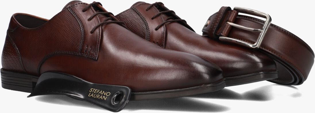 cognac stefano lauran nette schoenen 84708