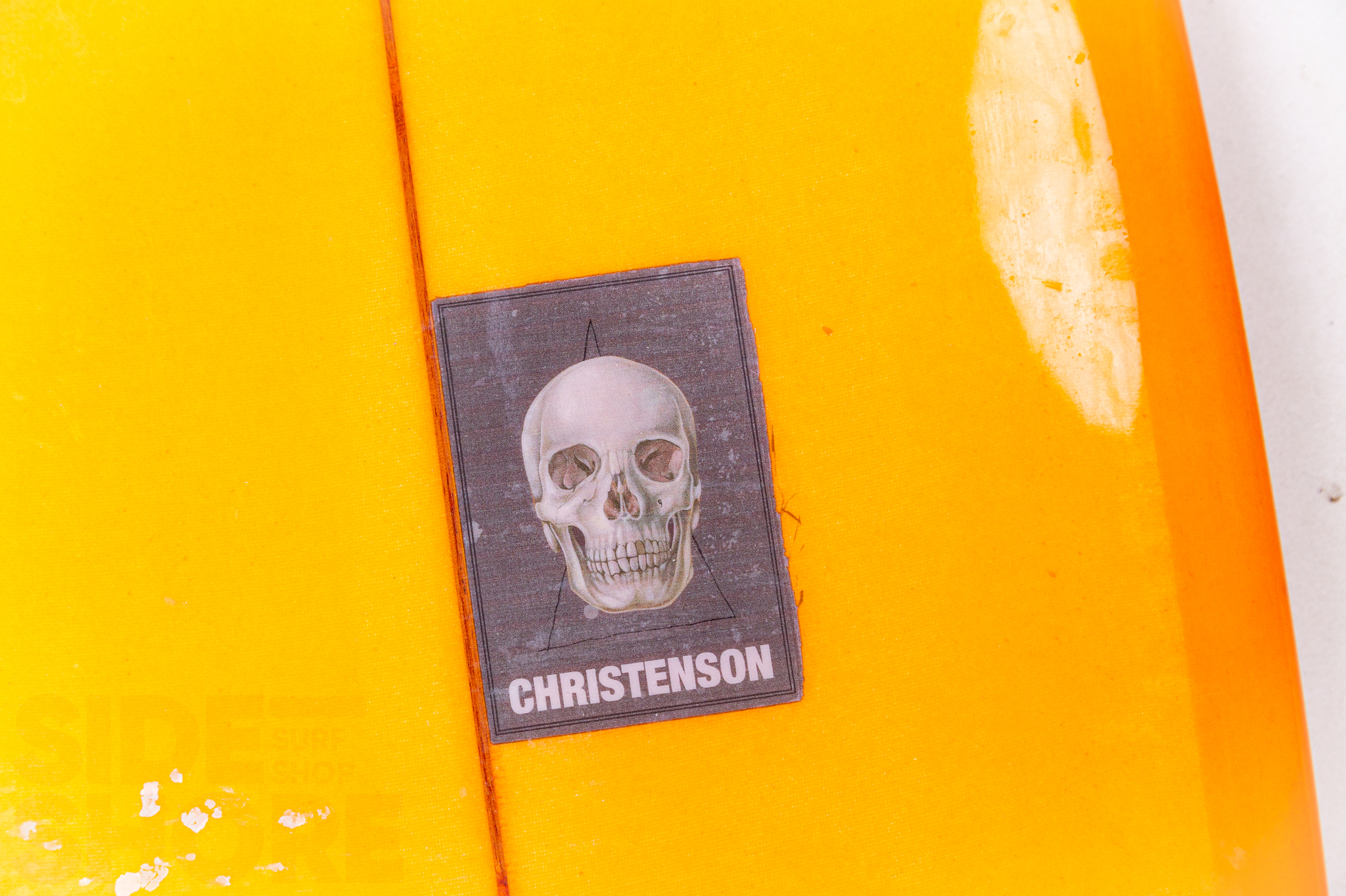 Christenson Surfboards Flat Tracker - Orange Tint   Polish - 7'6 x 21 1/4