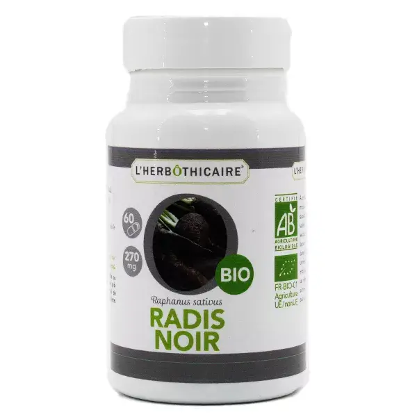 Rabanete Preto Orgânico L'Herbôthicaire - 60 cápsulas