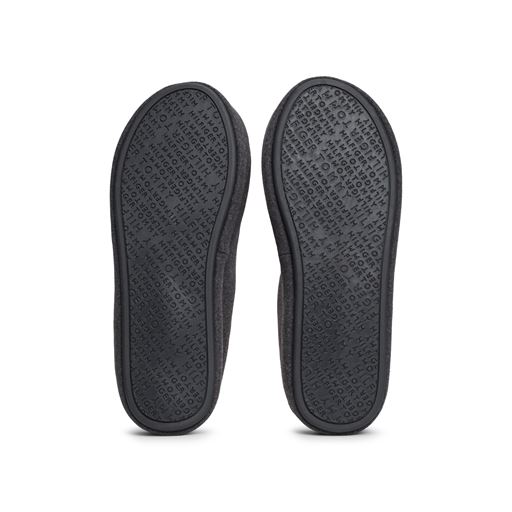 Tommy Hilfiger Flag Hjemmesko, Dark Ash, 43/44