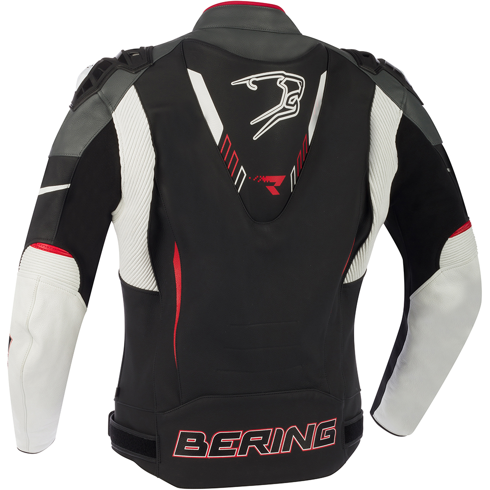 Bering - Blouson Fight-R Noir / Gris / Blanc / Rouge