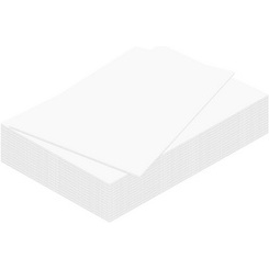 Carton plume, 700 x 1.000 mm, épaisseur: 3 mm, blanc