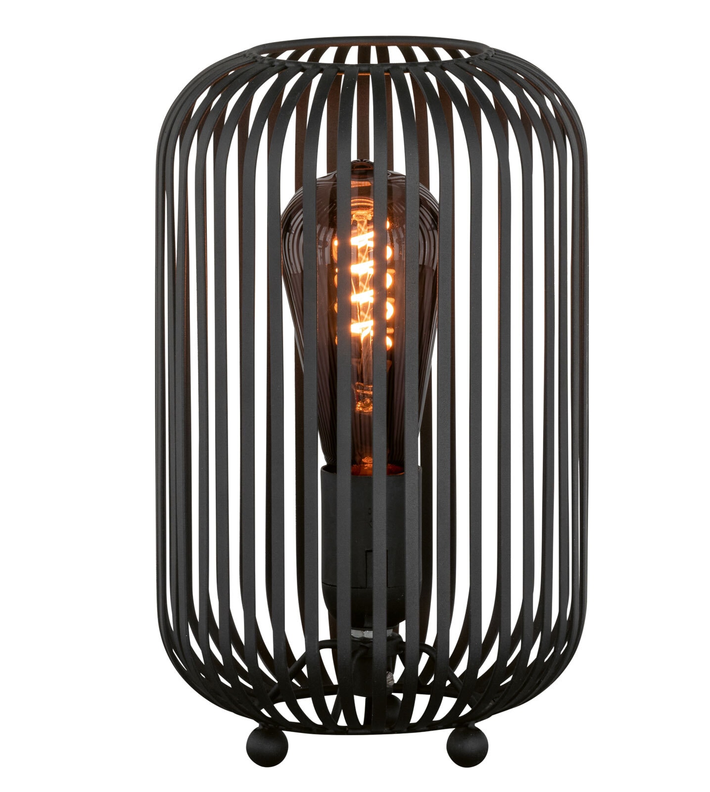 FISCHER & HONSEL Retrofit Tischlampe CAGE sandschwarz