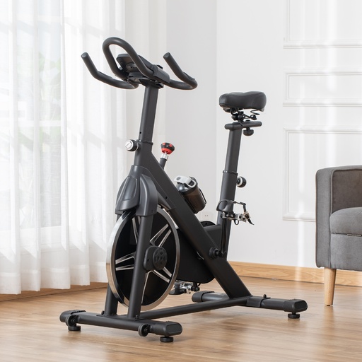 Bicicleta ergométrica ajustável Homcom, aço e ABS