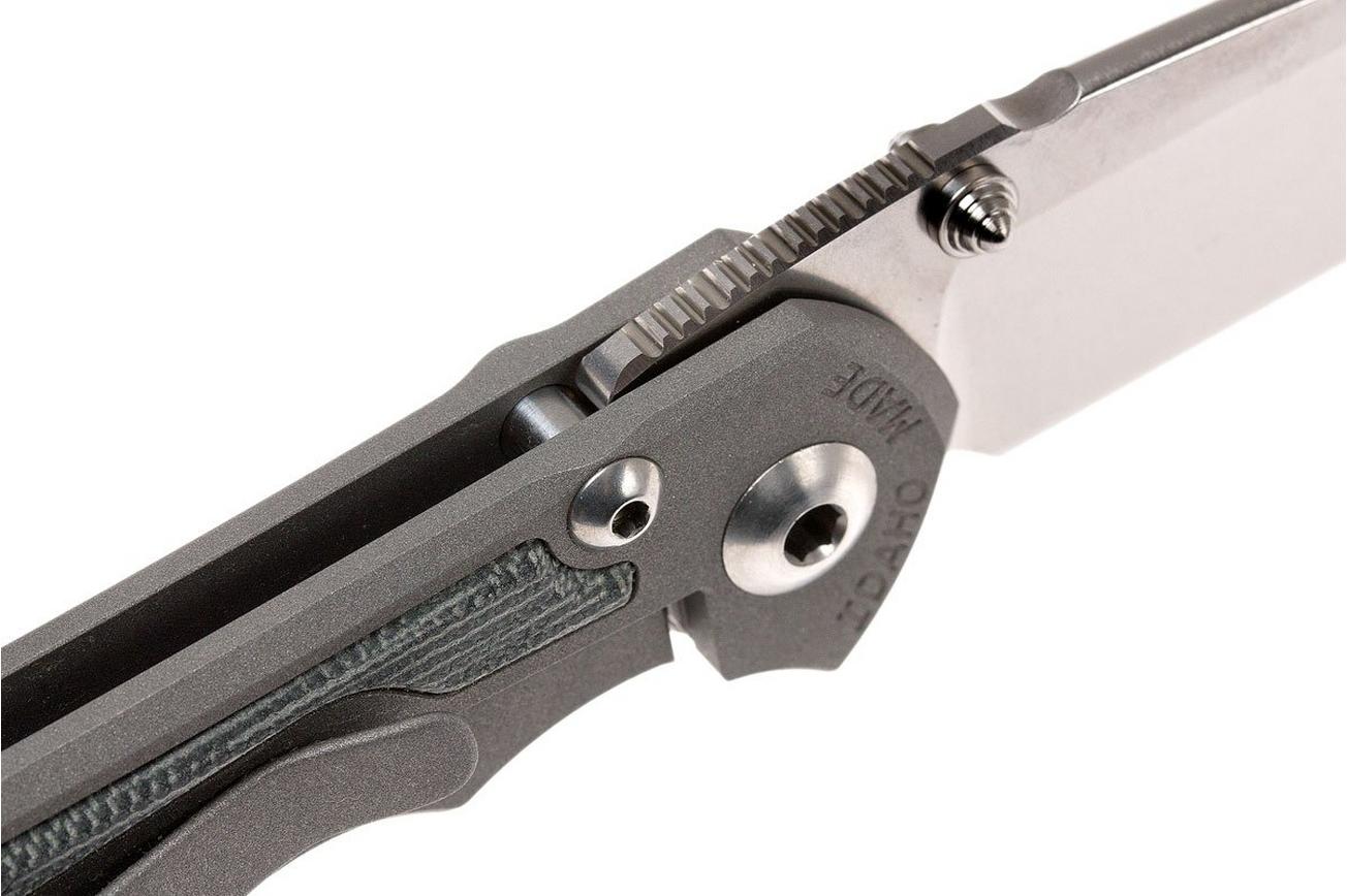 Chris Reeve Small Inkosi Black Micarta Inlays SIN-1012 zakmes