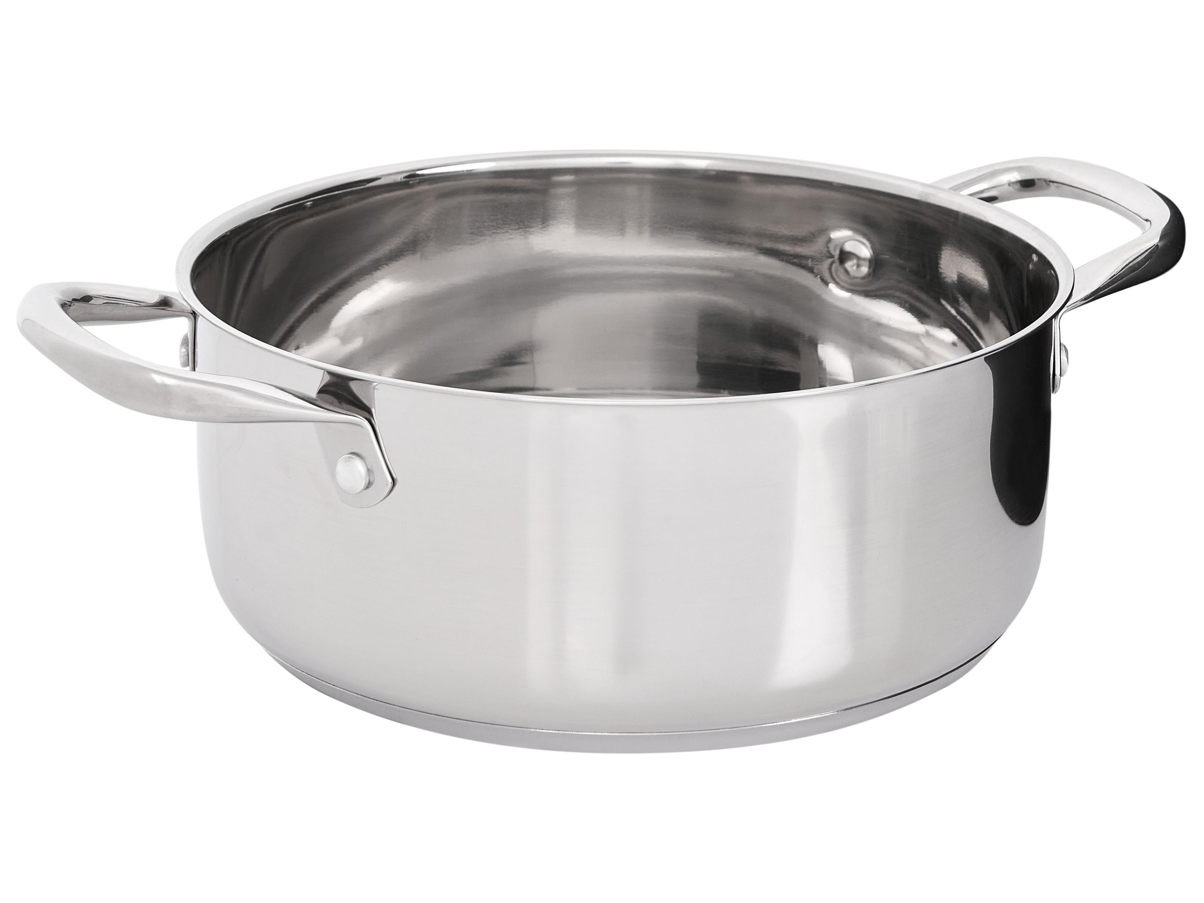 10-delige pannenset PRIMECOOK Roestvrij staal Zilver