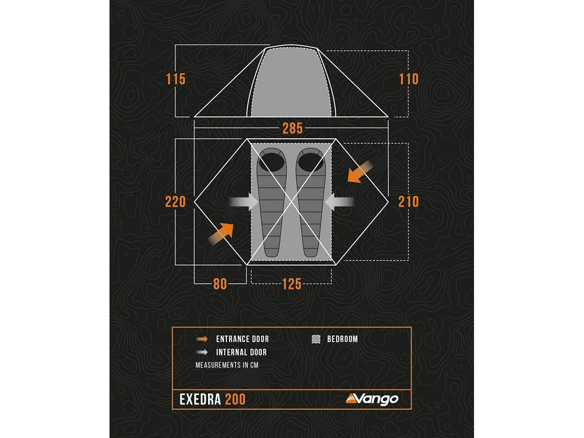 Vango Exedra 200 koepeltent