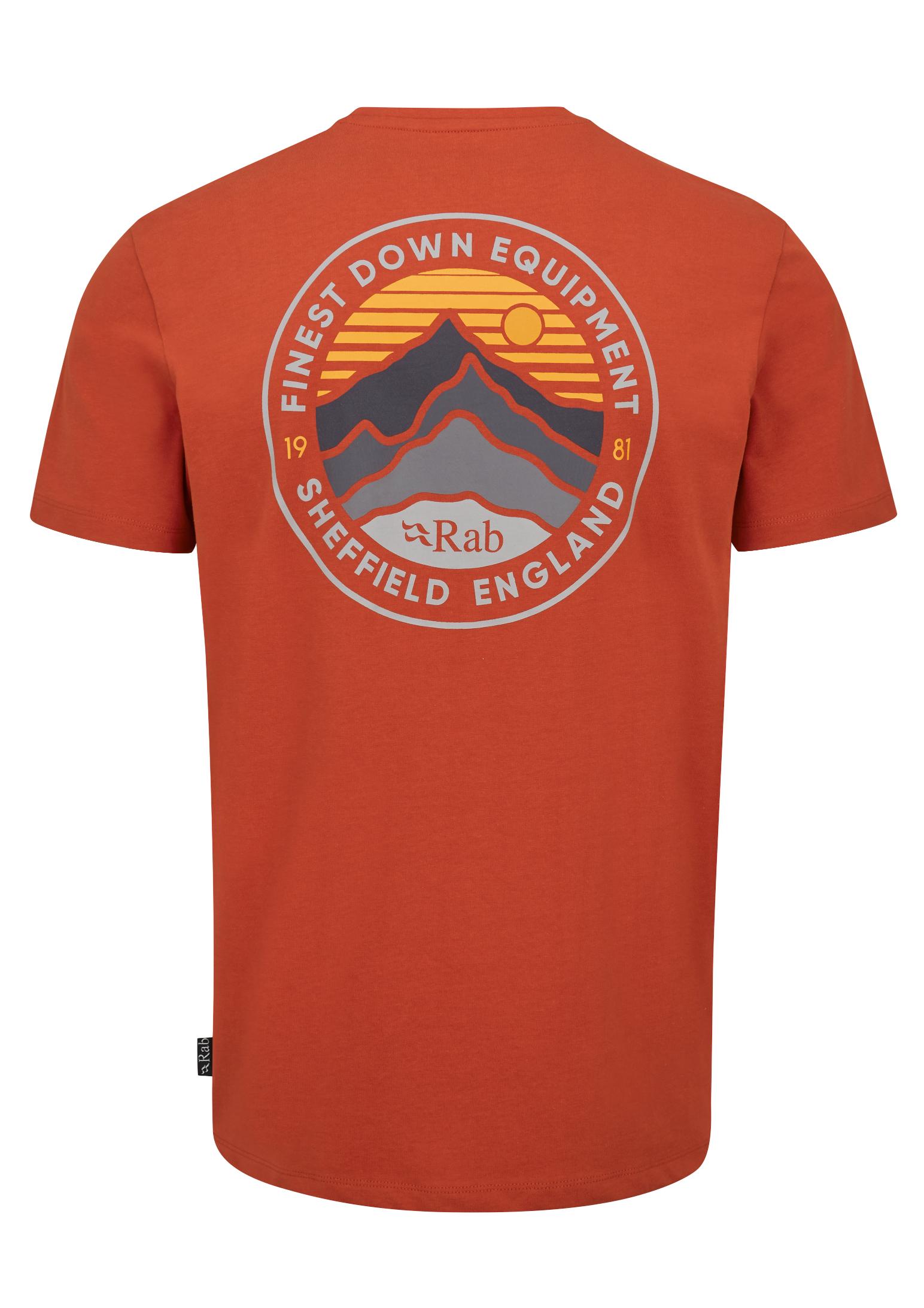 Rab Basecamp 3 Peaks Tee Red Clay