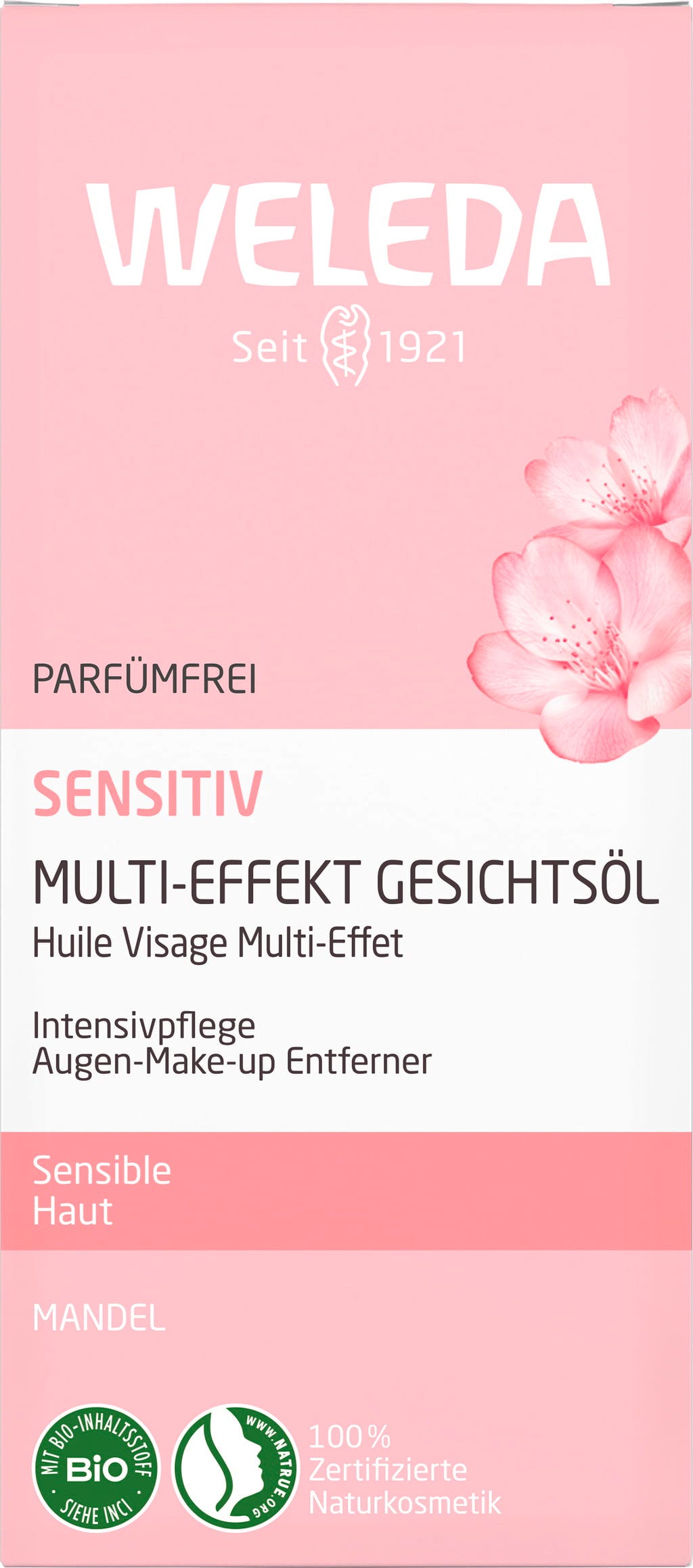 Weleda  Mandel Sensitiv Multi-Effekt Gesichtsöl, 50 ml