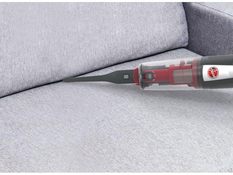 Hoover Akku-Hand- und Stielsauger HF522STH 011 Grau/Rot Kompakter Besenstaubsauger ohne Kabel