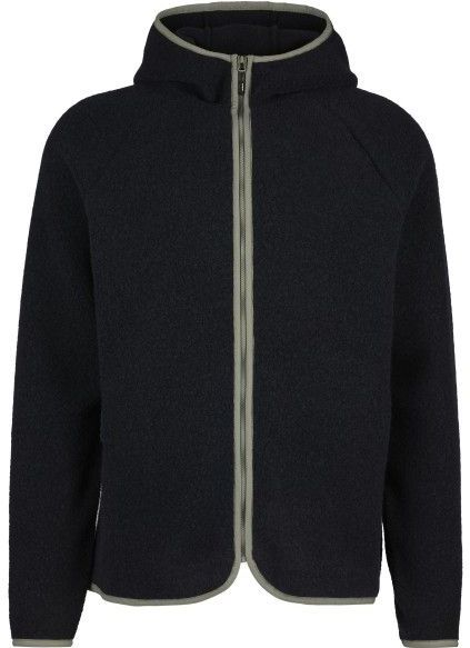 Stoic MerinoPile RissnaSt Zip Hoody Fleecevest (Heren |zwart)