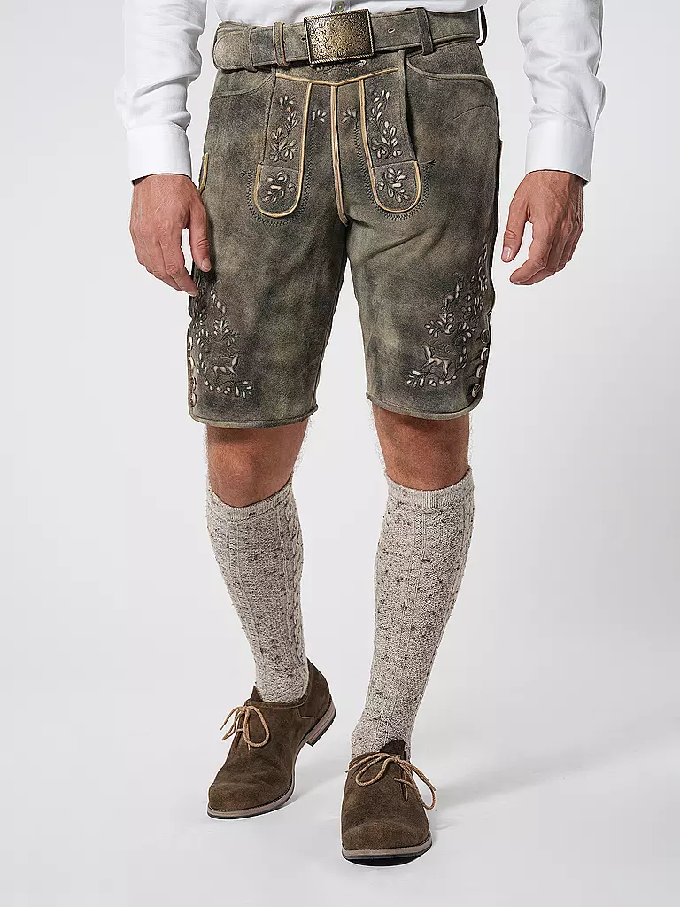 BECKERT Lederhose WILDBOCK SÄMINA  braun