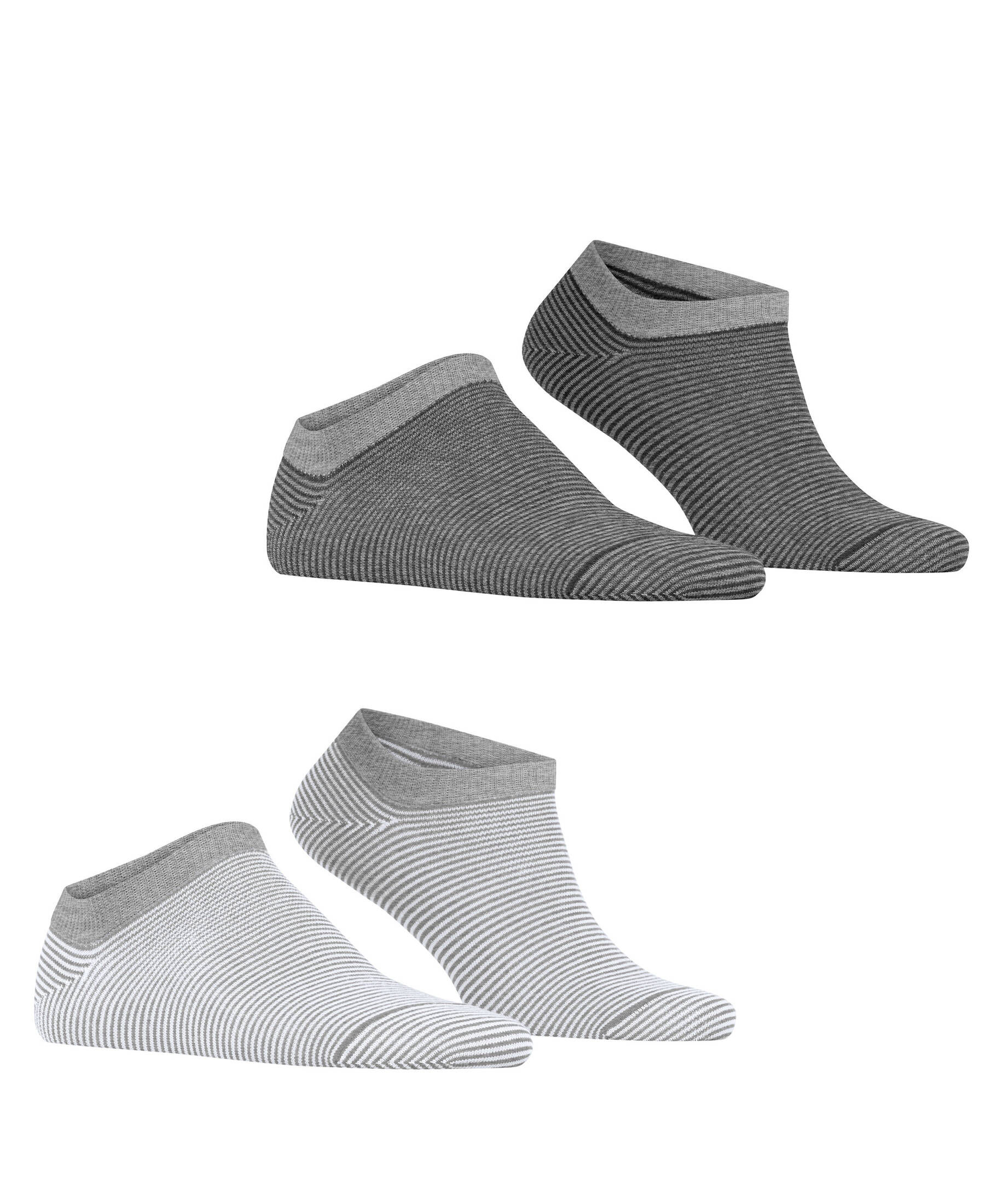 Esprit| Herren Sneakersocken Allover Stripe 2-Pack