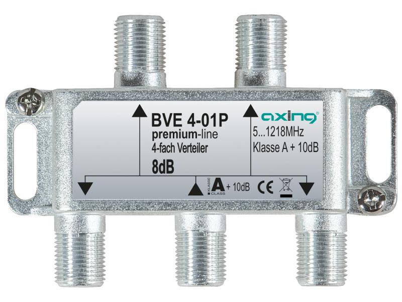 Axing 4-fach Verteiler BVE 4-01P 51218 MHz Bauform 01 Axing BVE 4-01P Axing BVE 4-02