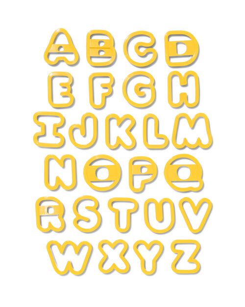 emporte-pièces alphabet