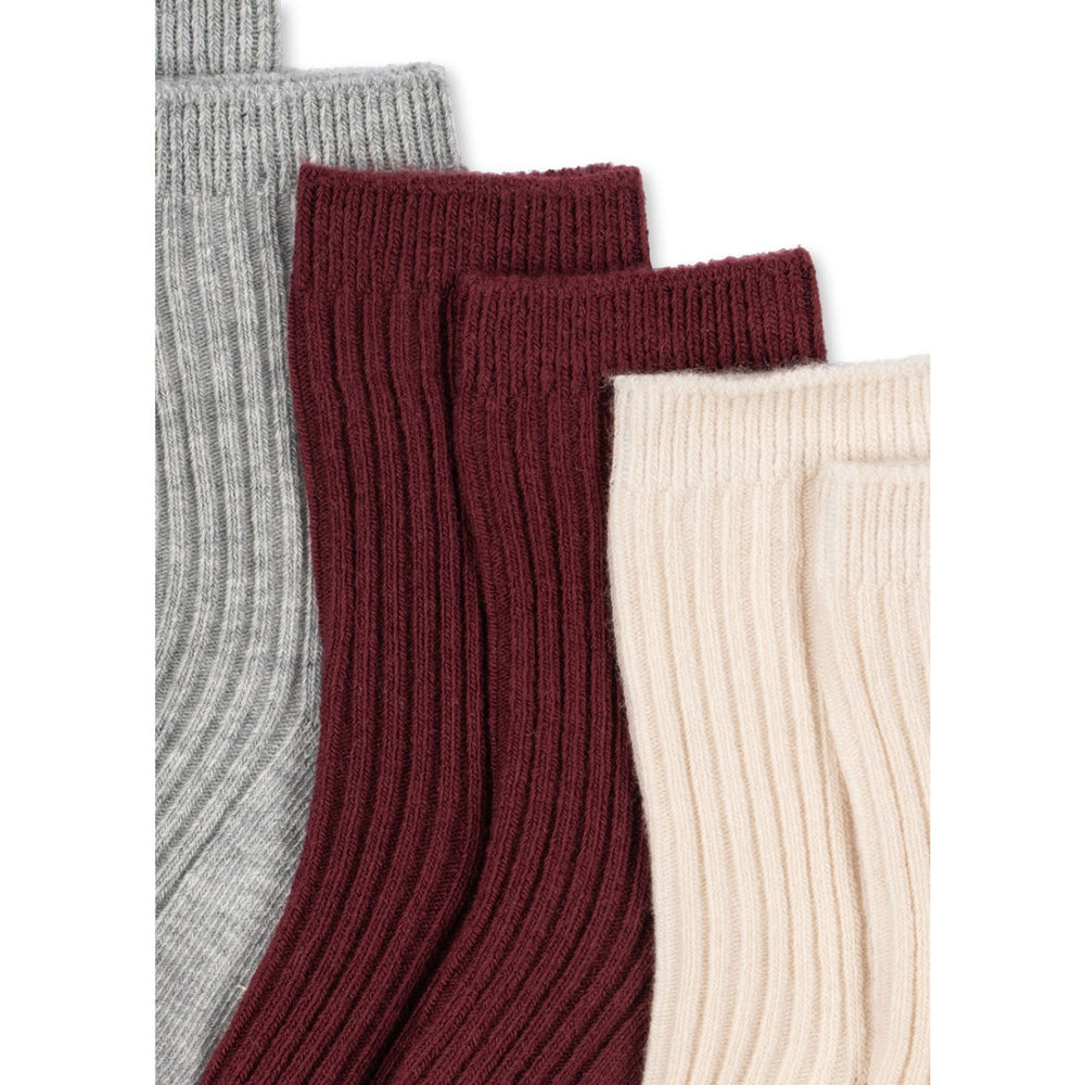 Køb Konges Sløjd Mix Pack 3 Pak Rib Strømper