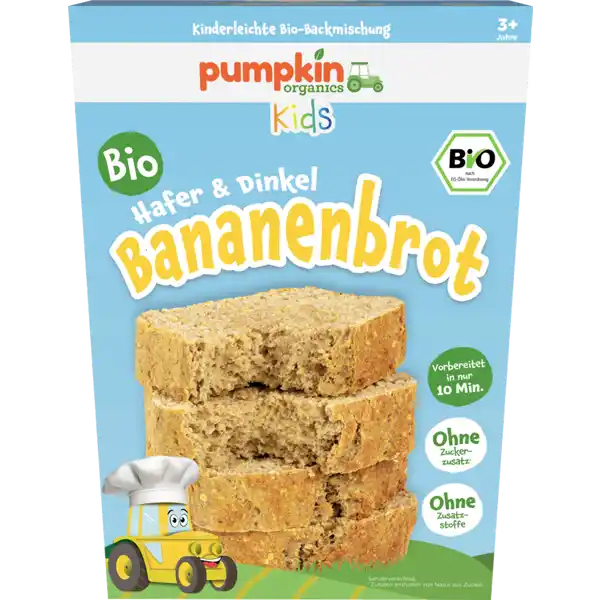 Bio Hafer & Dinkel Bananenbrot