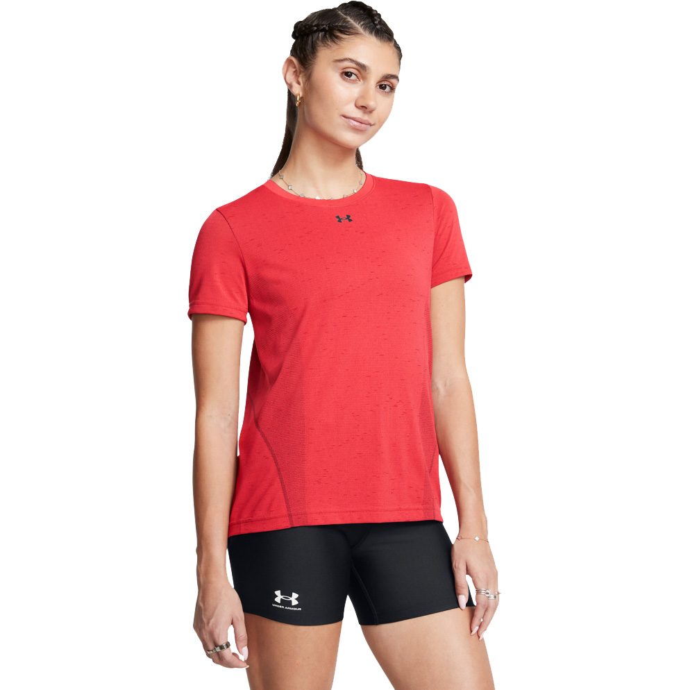 Under Armour Vanish Seamless Loose T-Shirt Damen racer red