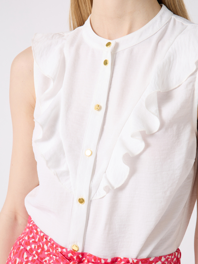 Chemise détail volant