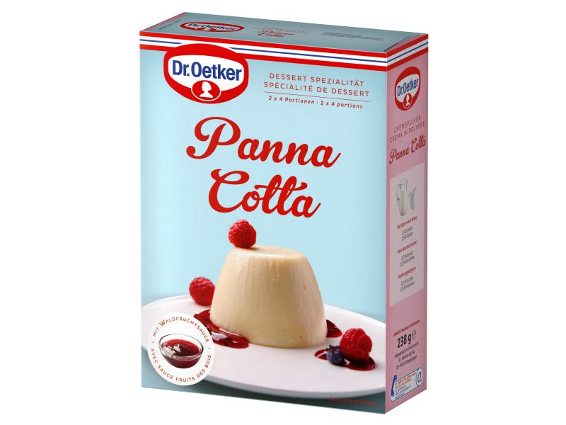 Dr.Oetker Dessertmischung Panna Cotta 238 g Typisch italienische Panna Cotta
