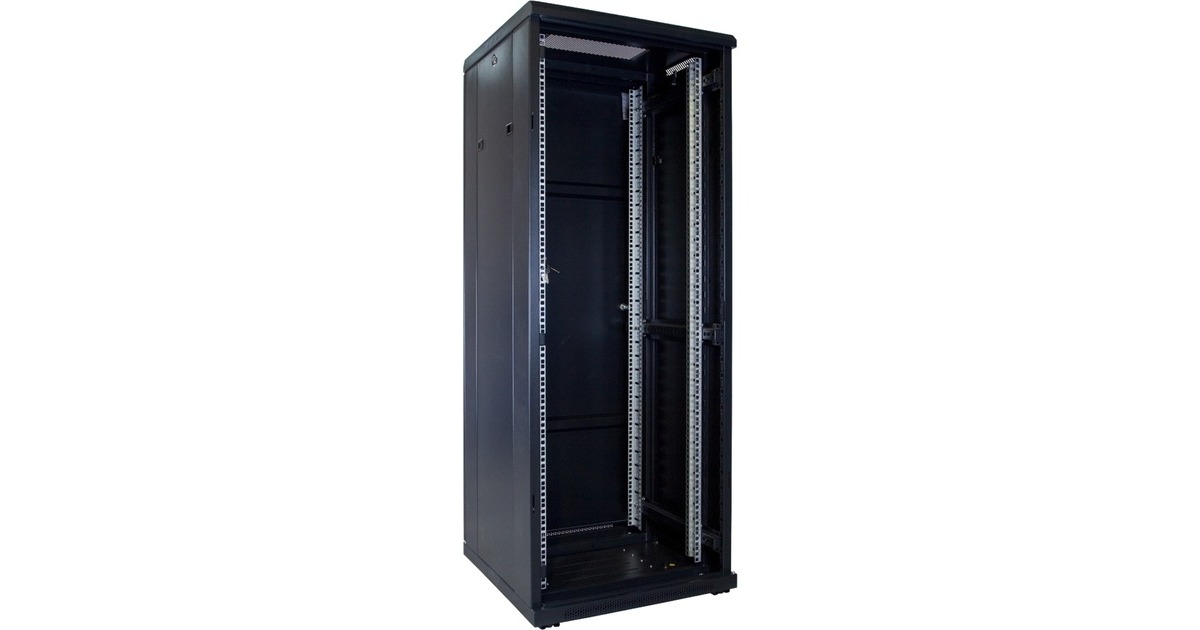 DSI32U serverkast met glazen deur - DS6632 server rack  (Zwart, 600 x 600 x 1600mm)