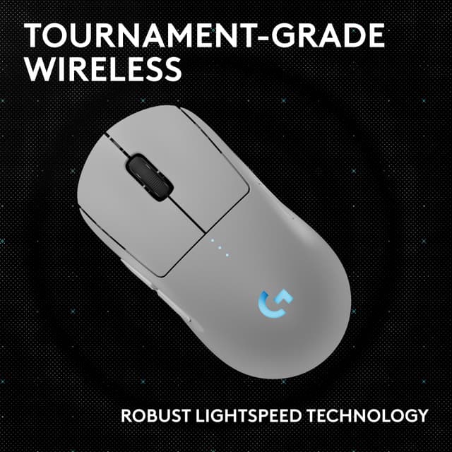 Logitech G PRO 2 LIGHTSPEED gaming-mus (hvid)