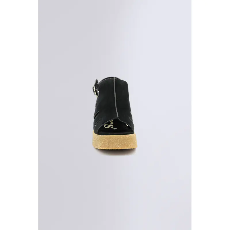 Kick charlie Noir SANDALES Cuir Femme